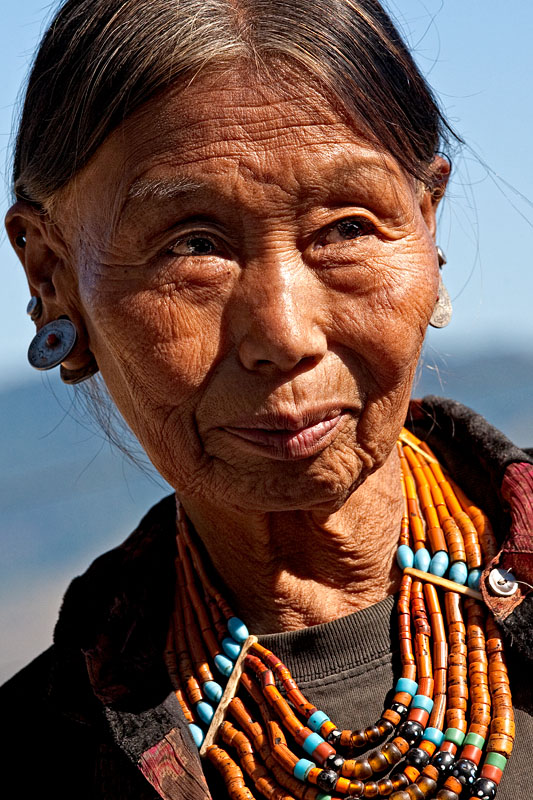  Konyak woman of Shangnyu Village